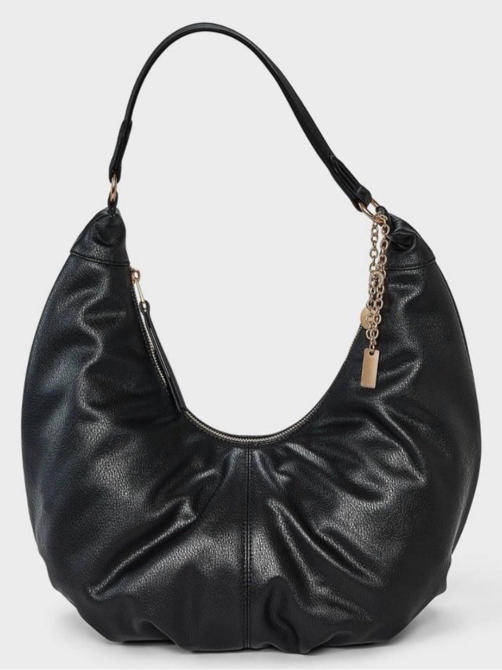 Oversize Universal Threads crescent shoulder bag with Gold Chain Accent NWT